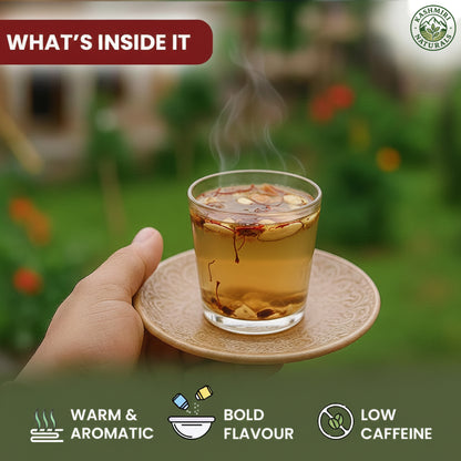 Traditional Kashmiri Kahwa Tea Raw with Saffron