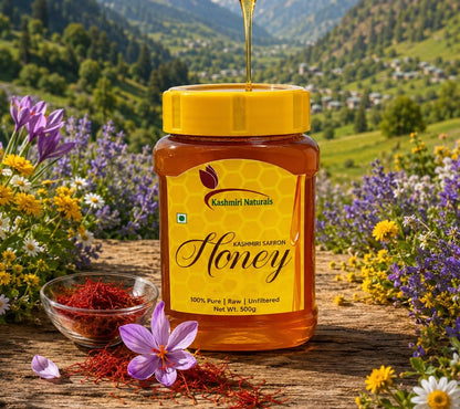 Kashmiri Saffron Honey