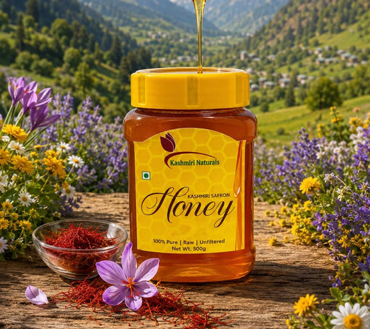 Kashmiri Saffron Honey