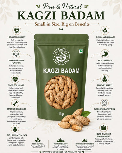 Kagzi Badam _ Premium Kashmiri Almonds