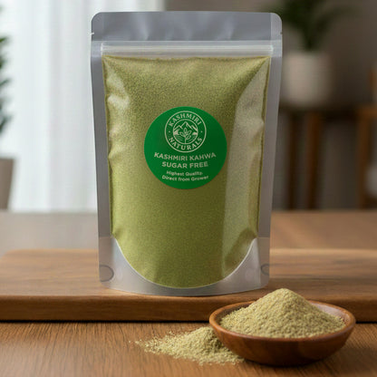 Traditional Kashmiri Kahwa Tea Instant Mix with Saffron Sugar Free