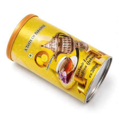 Traditional Kashmiri Lemon Kehwa Tea _ instant mix with sugar and saffron