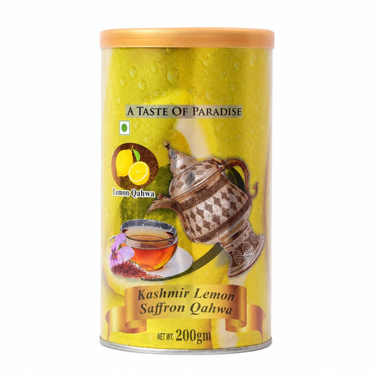 Kashmiri Lemon Kehwa Tea - Instant Mix with Sugar & Saffron